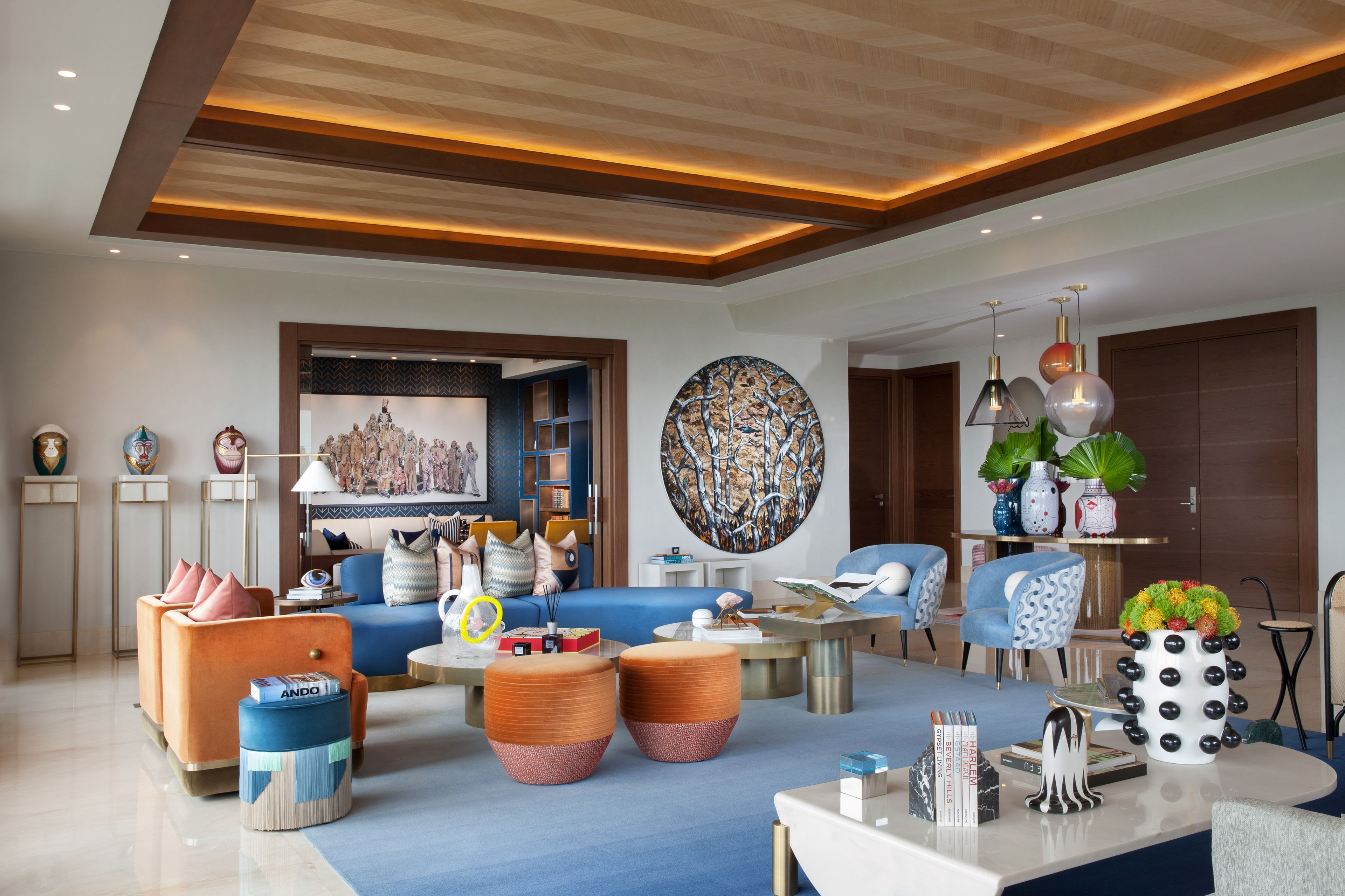 Мраморный журнальный столик DOOQ Playing Games ARCH-00139336 - Вид №7