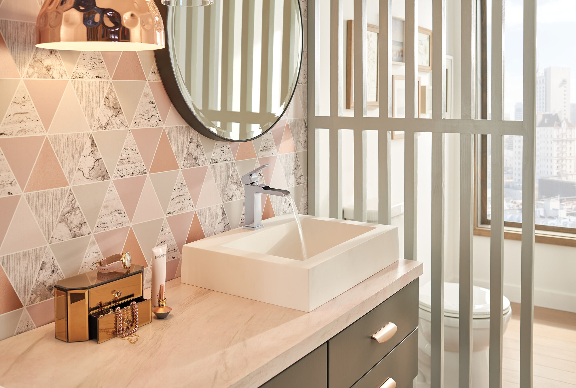 568LF-MPU Смеситель для ванной комнаты с одной ручкой Delta Faucet Ara Хром - Вид №4