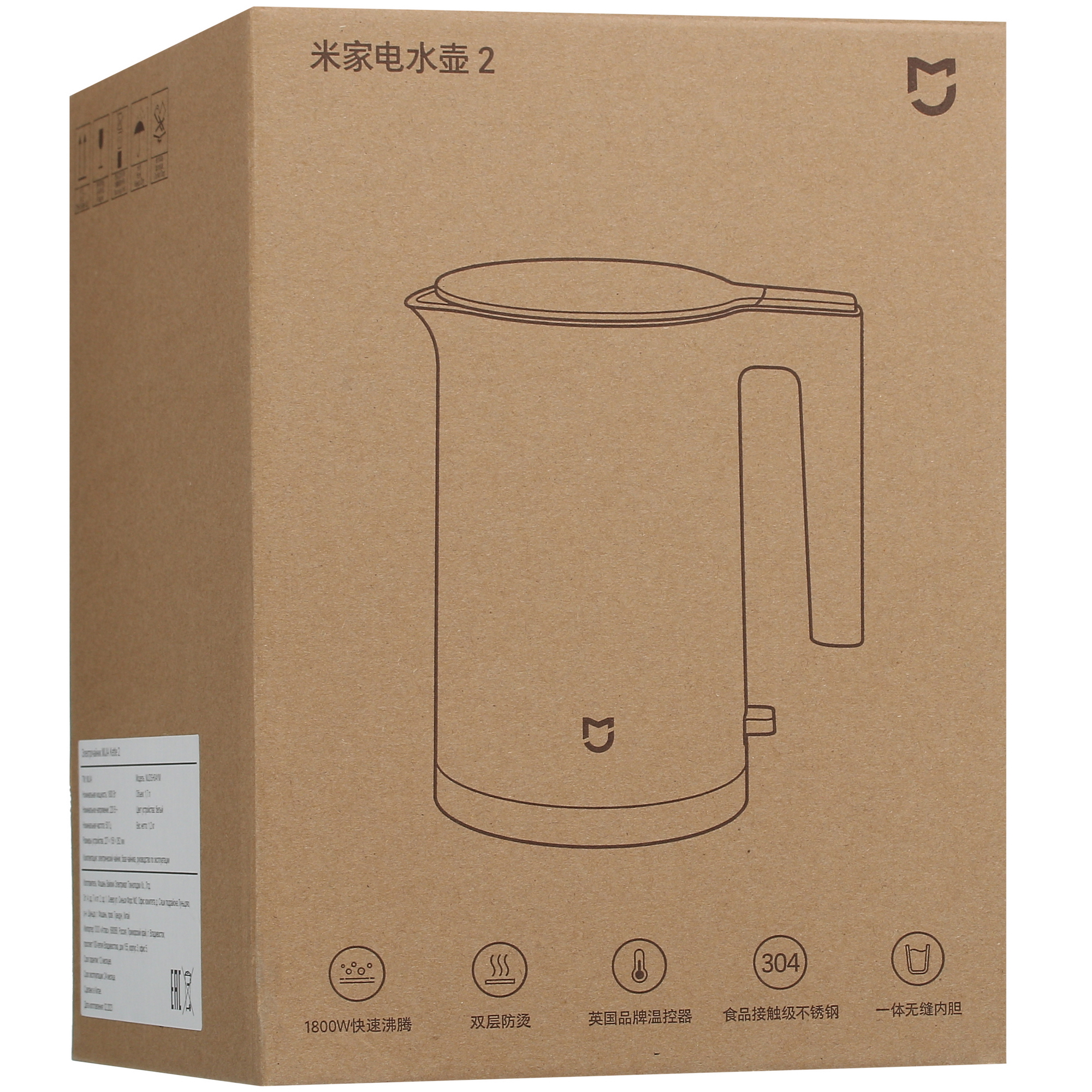 5067693 Электрочайник MIJIA Kettle 2 MJDSH04YM белый STDN-0040182 - Вид №6