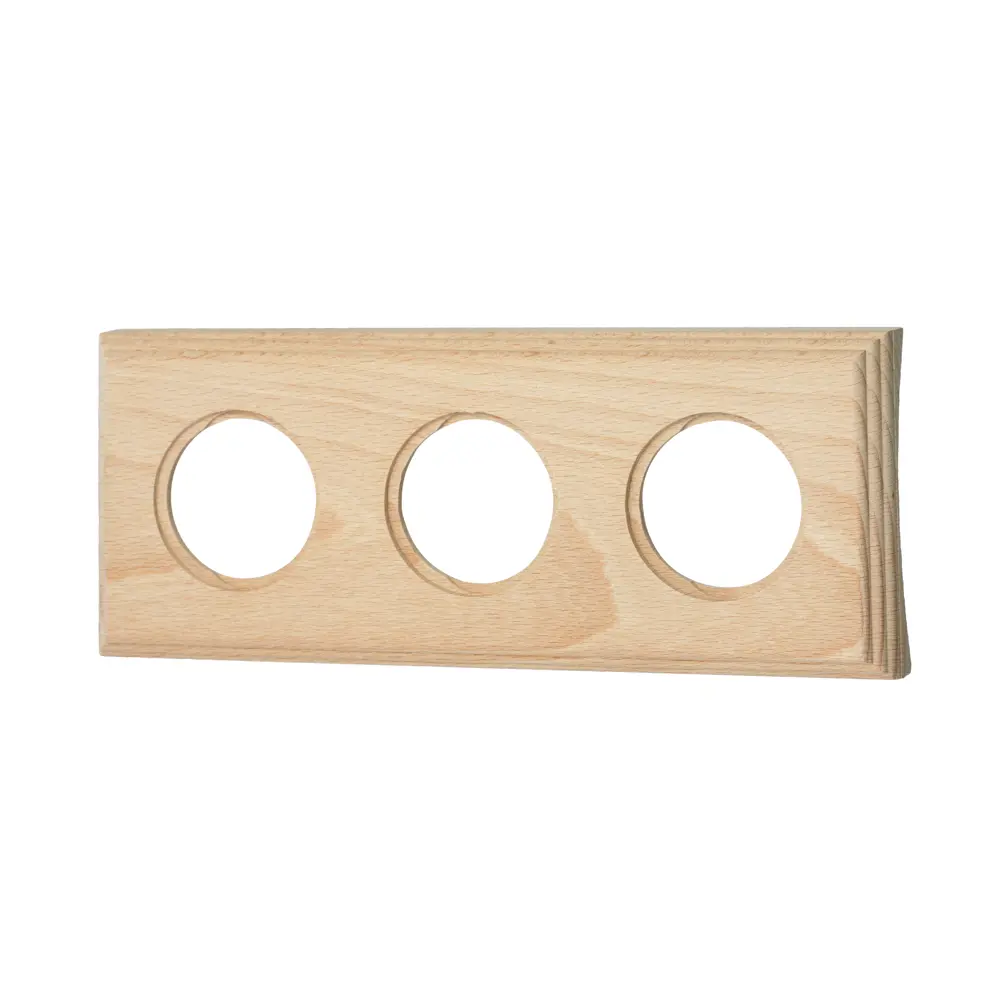 Рамка для розеток и выключателей Electraline 3 поста 220 мм цвет бежевый BF-17 STLM-2128857