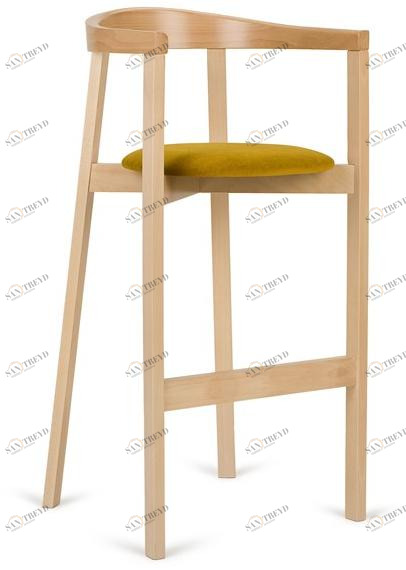 Paged Высокий табурет из бука со встроенной подушкой Uxi sun-id-1364288
