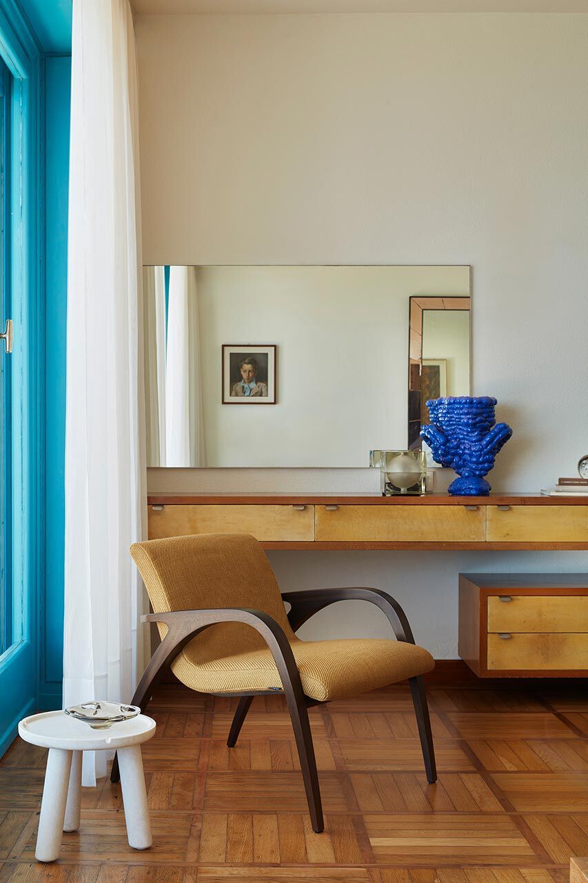 Высокий круглый каменный журнальный столик Остуни Exteta Stone Line ARCH-00072859 - Вид №2