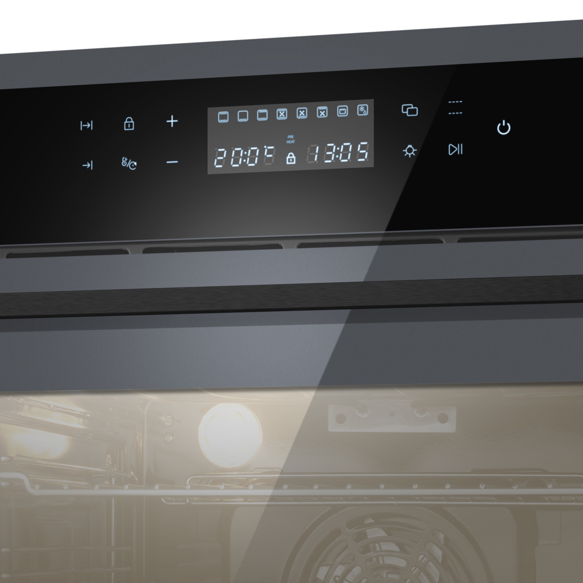 9202551 Электрический духовой шкаф Meferi MEO6010GR ULTRA серый STDN-0099798 - Вид №9