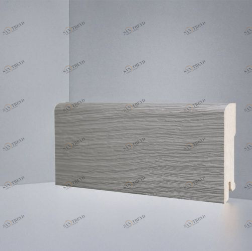 Плинтус Deartio Best Серый B202-08 Дуб 2050х80 мм 1001700018