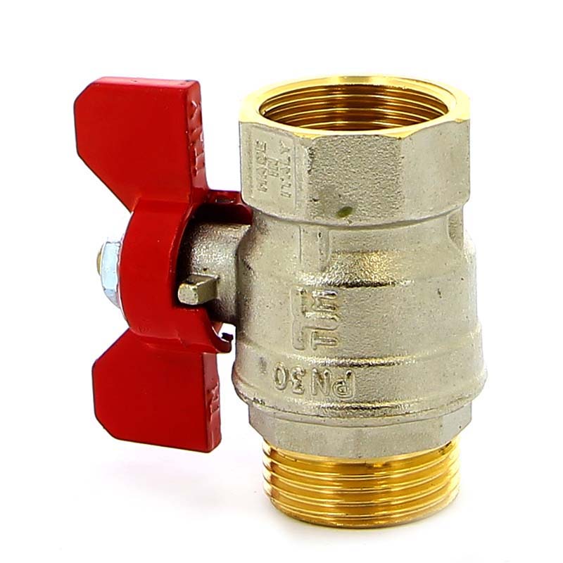 Кран шаровой НВ MISTRAL бабочка TIEMME 1" 2360011 - Вид №3