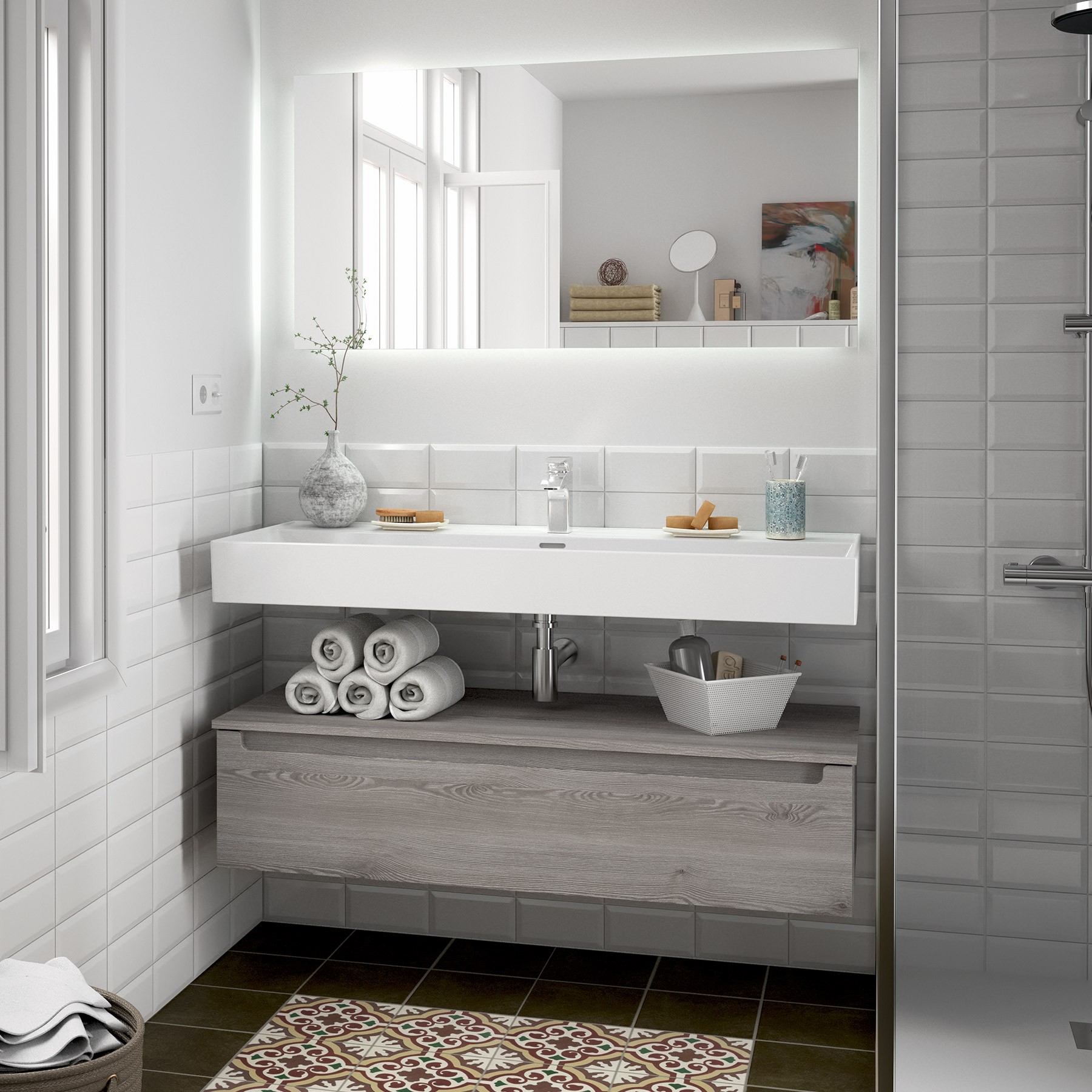 22974 SALGAR Столешница 1200 СОСНА ПЛИТА 16 мм Лавровая сосна  - Вид №1