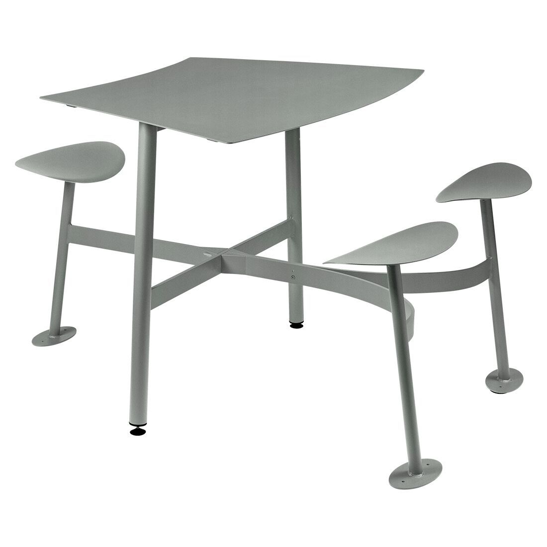 3-местный квадратный модульный стол со встроенными сиденьями Fermob Bolder ARCH-00089159 - Вид №12