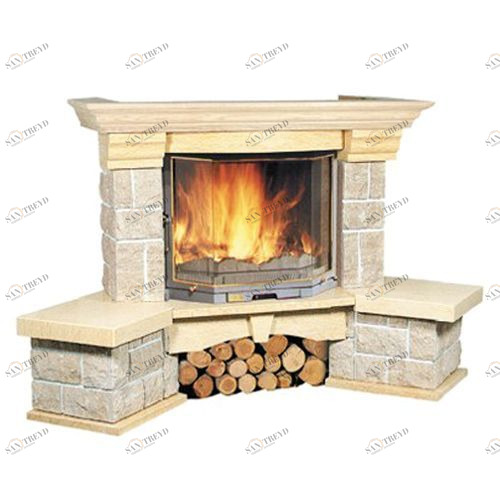 Каминная облицовка Bella Italia MARCO POLO угловая 1850