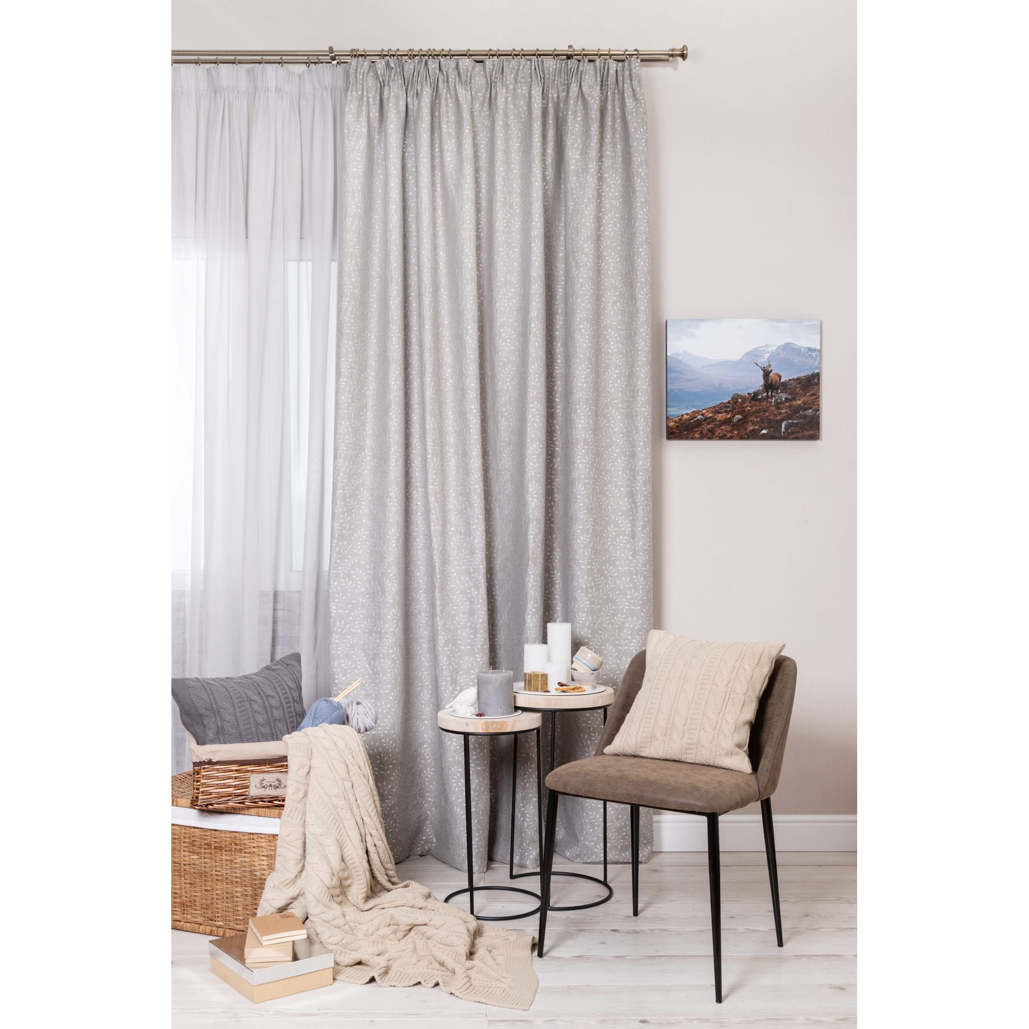 82018408 Свеча-столбик «Рустик», 7х8 см, цвет белый Santreyd  - Вид №6