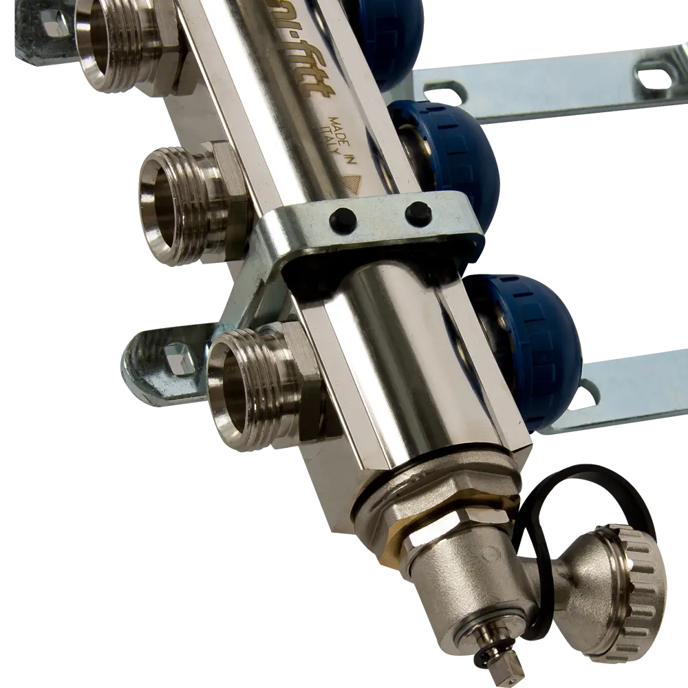 Коллекторная группа Uni-Fitt со встроенными расходомерами 1"х3/4" 4 выхода 440E4304 STLM-2007836 - Вид №5