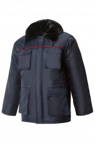 64460 Куртка "Эксперт-К" зимняя ткань "Оксфорд" темно-синяя  Зимняя спецодежда  размер 44-46/170-176