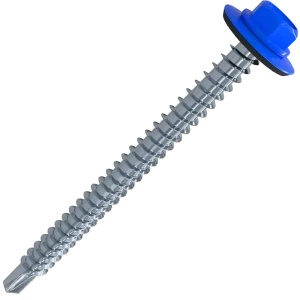Кровельные саморезы STANDERS RAL5005 сверлоконечные синие 5.5x32, 100 шт. 82182100 STLM-2095304