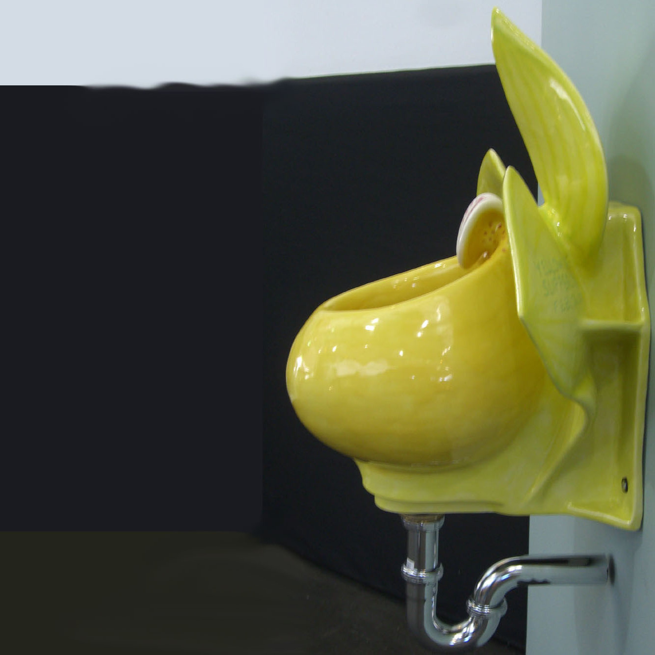 48668 Настенный писсуар, уринал с мушкой Clark Made Urinal - Вид №1