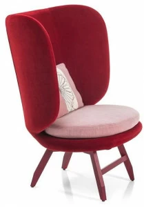 Moroso Кресло из ткани с высокой спинкой Sushi edition