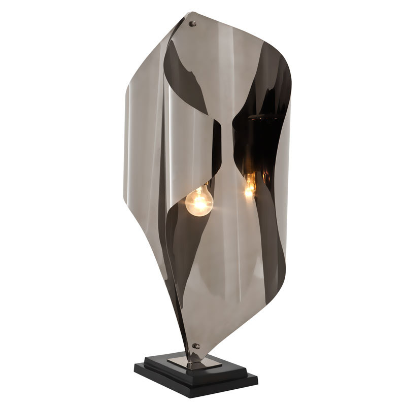 Настольная лампа Spring от Eichholtz хром 109126 EICHHOLTZ ИНТЕРЬЕРНЫЕ 061671 Хром;черный  - Вид №3