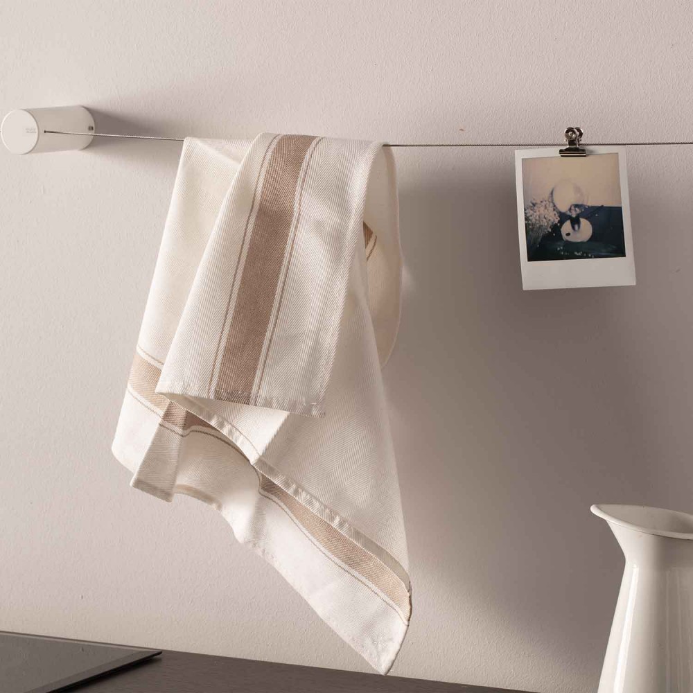 EVDT102EVER Life Design Держатель для полотенец настенный - Dot  Непрозрачный белый  - Вид №2