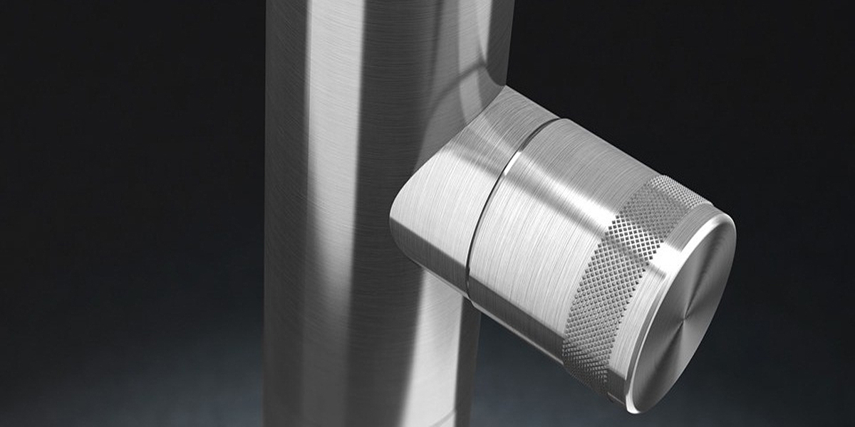 Смеситель для раковины HIRO HIR6S серебристый матовый Radomonte - Вид №1