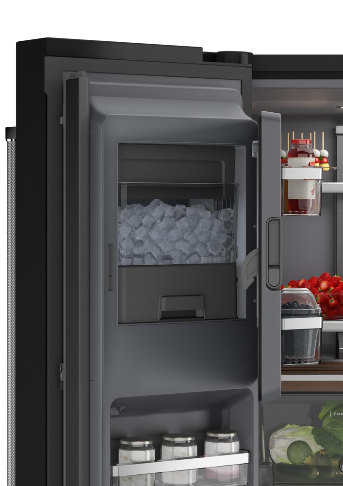 KCQBX 18900 4-ДВЕРНЫЙ ХОЛОДИЛЬНИК - ЧЕРНЫЙ ИЗ НЕРЖАВЕЮЩЕЙ СТАЛИ KitchenAid  - Вид №5