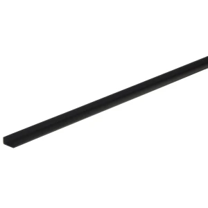 Уголок ПВХ 20x10x1.5x2000 мм цвет черный