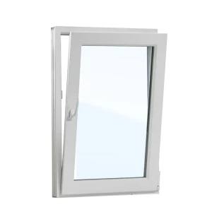 Окно пластиковое ПВХ VEKA одностворчатое 1000x700 мм (ВxШ) правое поворотно-откидное двуxкамерный стеклопакет белый/белый