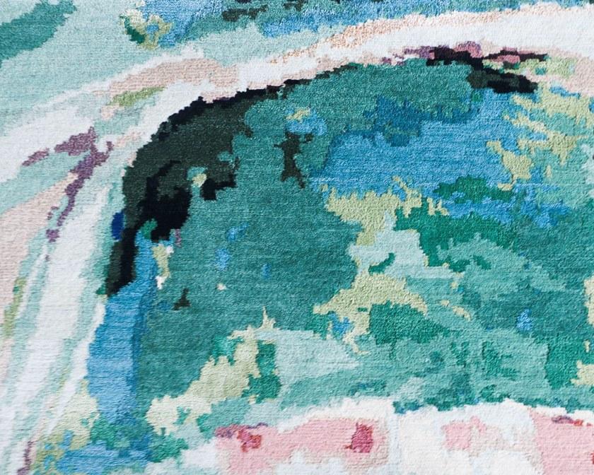 Tapis Rouge Прямоугольный коврик ручной работы Koi pond Tr1018 - Вид №1