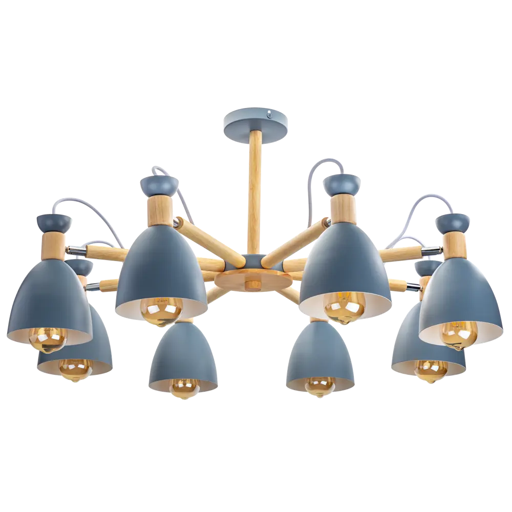 Люстра потолочная «Volante» 525981 8 ламп цвет серый RITTER STLM-2137644 - Вид №1