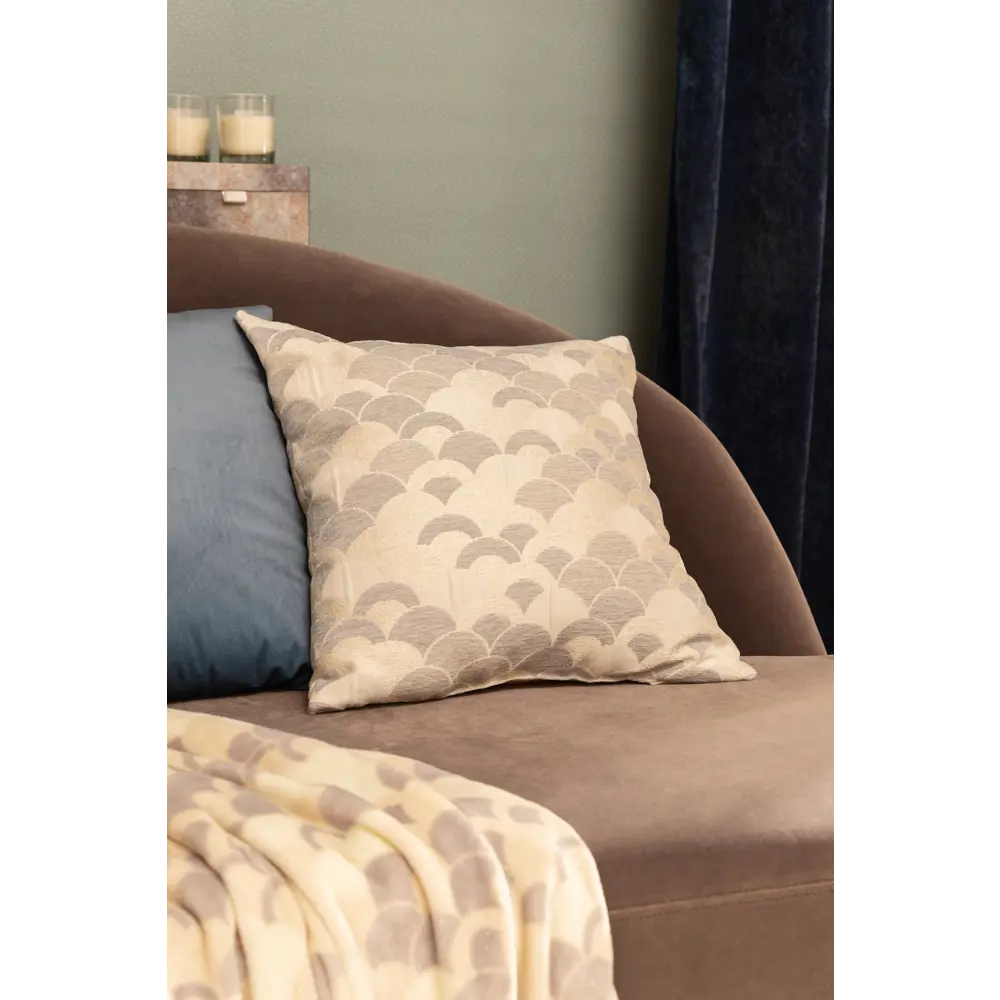 Подушка Mescala 45x45 см цвет серо-бежевый 85229749 STLM-2028719 SEASONS  - Вид №3