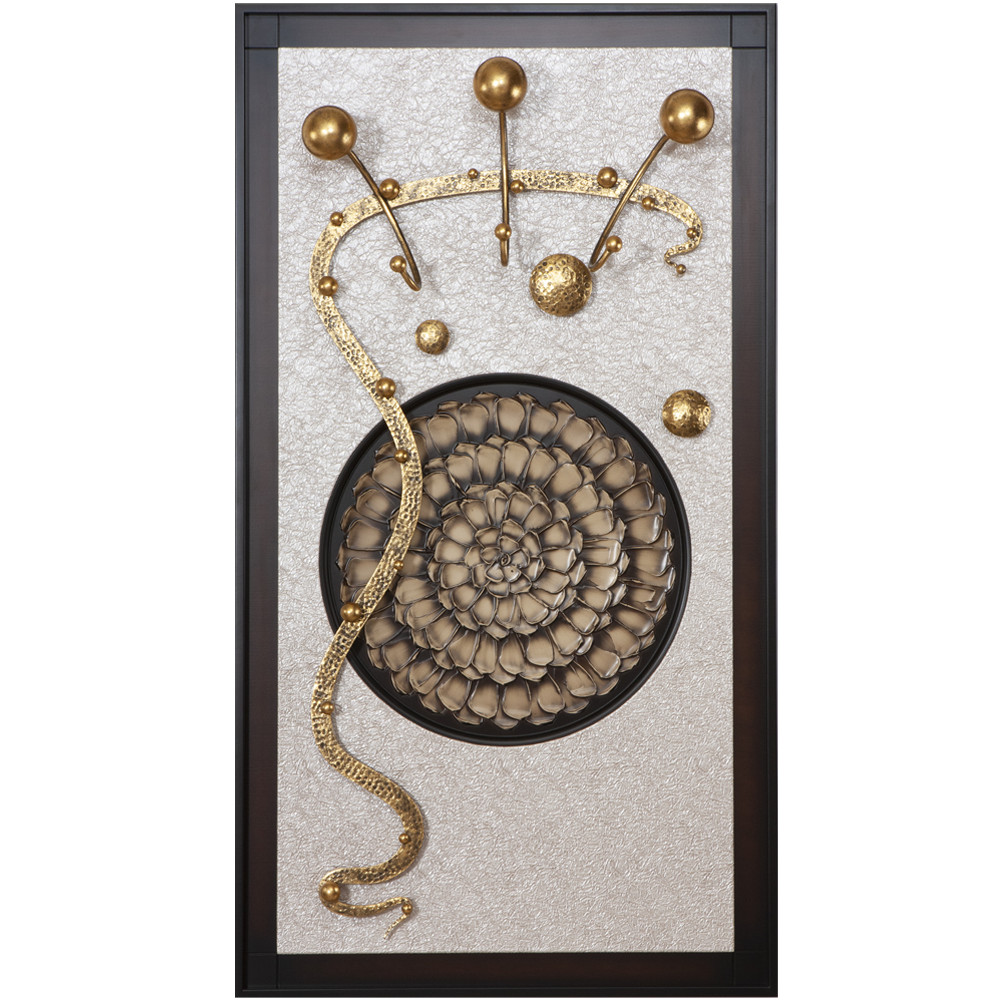 15006 Вешалка настенная Heri 1 Каштан Mix BOGACHO 4627163961199