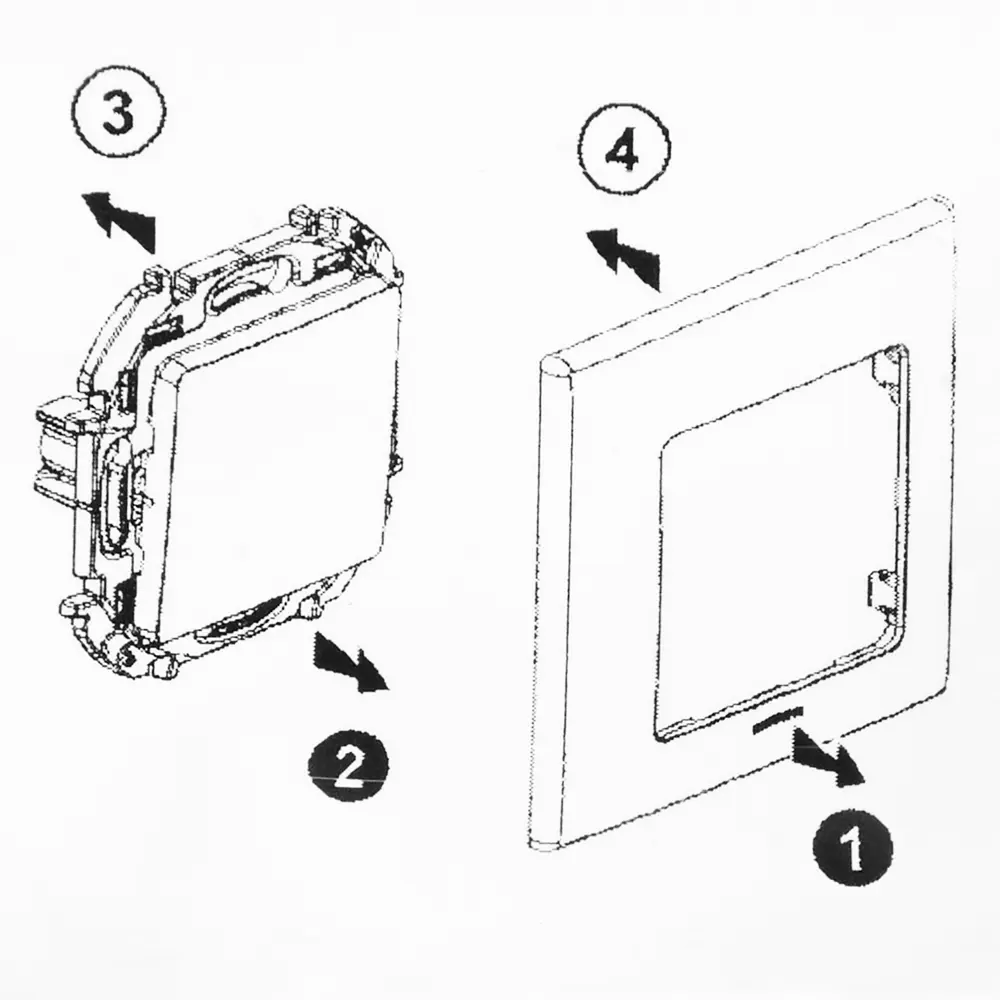 LEXMAN LILIAN Classic - Универсальная рамка для розеток 3 поста, цвет Титан 86761645 STLM-1105398 - Вид №4