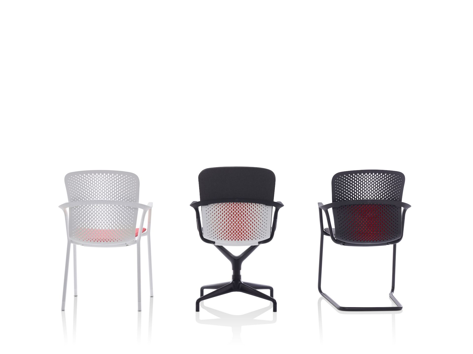 Мягкий консольный стул с подлокотниками Herman Miller Keyn ARCH-00065066 - Вид №17