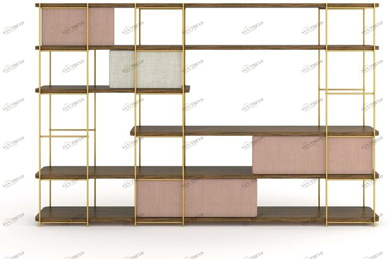 Momocca Модульный двухсторонний книжный шкаф Julia Je05