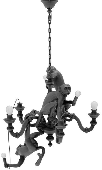 Seletti Светодиодная люстра из пластмассы The monkey lamp sun-id-1501264 - Вид №3