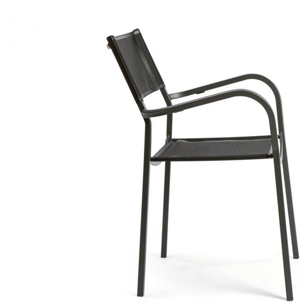 Vermobil Штабелируемый садовый стул из текспласта с подлокотниками Alice Ch1651 - Вид №1