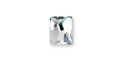 2520 MM Страз клеевой Crystal 10 х 8 мм кристалл белый (crystal 001) Сваровски 
