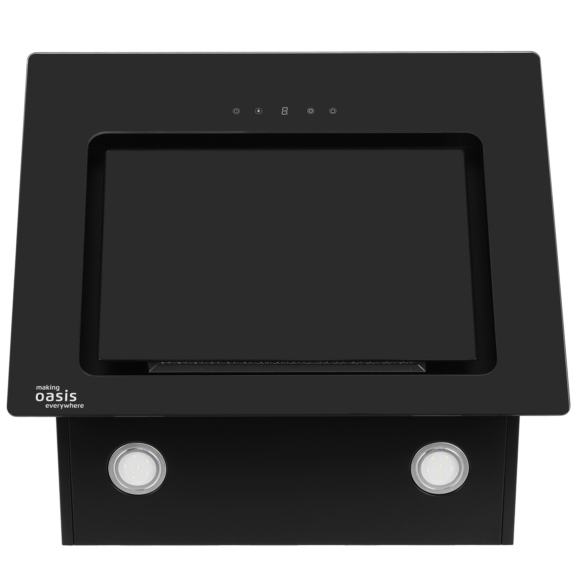 9082723 Вытяжка наклонная Оasis NA-60B черный/черный OASIS STDN-0110590 - Вид №1