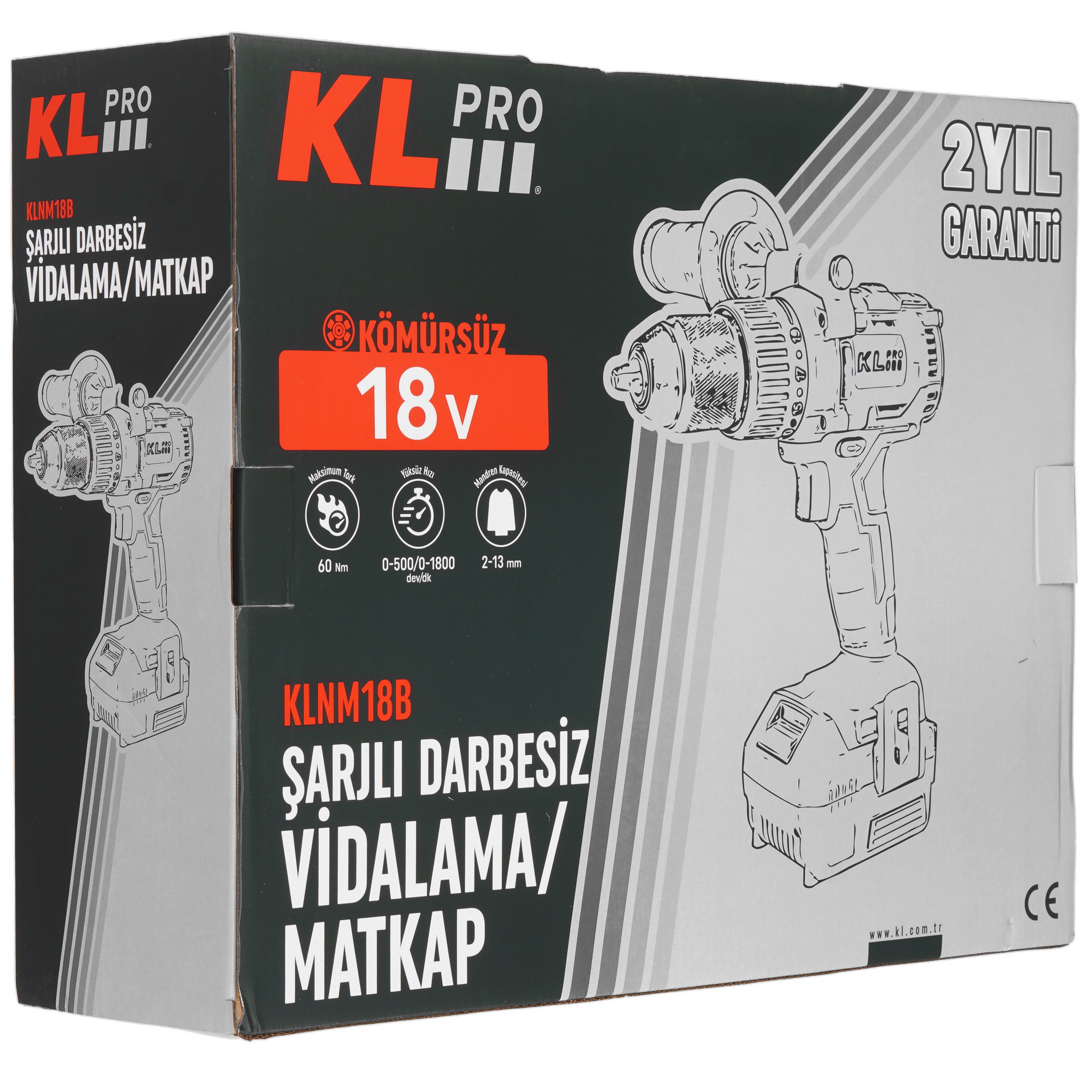 Дрель-шуруповерт KLPRO KLNM18B-00   , Без ЗУ, Без АКБ 9154018 STDN-0107094 - Вид №8