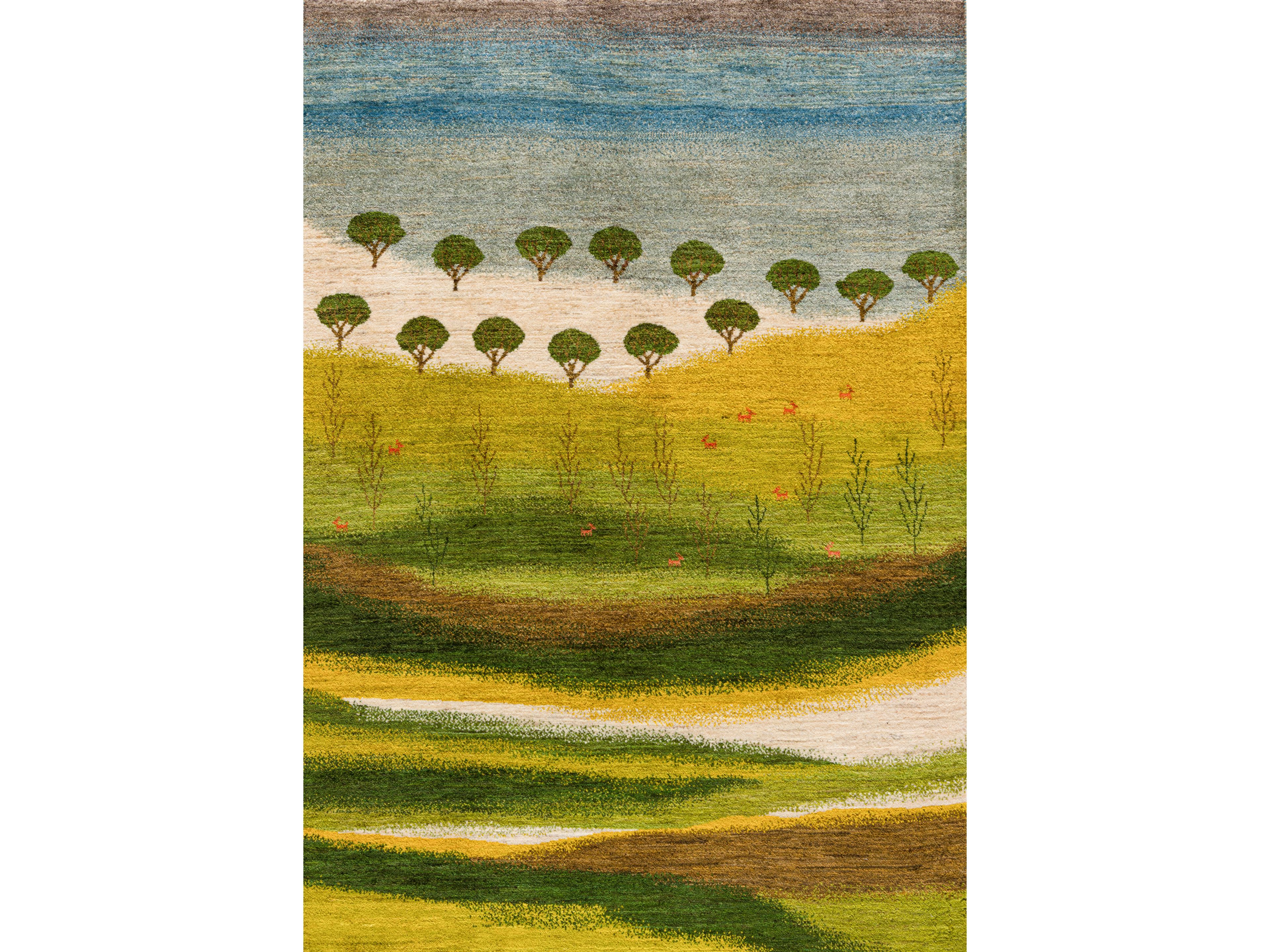 Прямоугольный шерстяной ковер Zollanvari Gabbehs Landscapes ARCH-00061463 - Вид №1