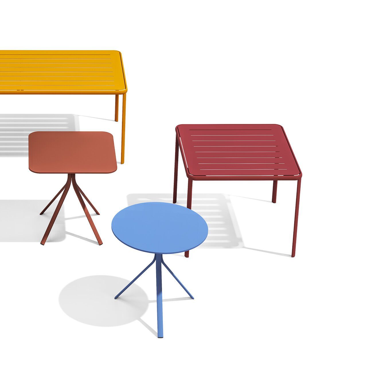 Круглый стальной стол с порошковым покрытием BABEL D Melik ARCH-00039432 - Вид №5