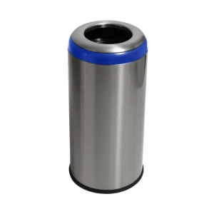 Урна Primanova Lima 36 л цвет голубой