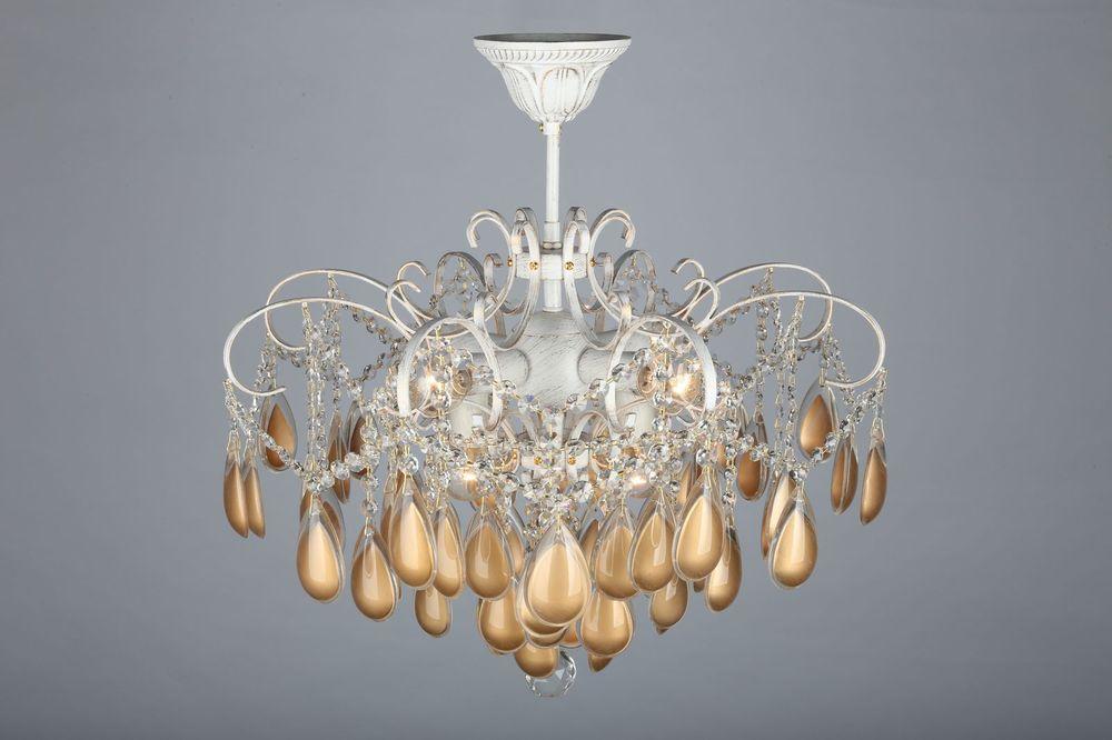 Потолочная люстра Omnilux OML-74507-06 OMNILUX ДИЗАЙНЕРСКИЕ 183580 Золотой  - Вид №1