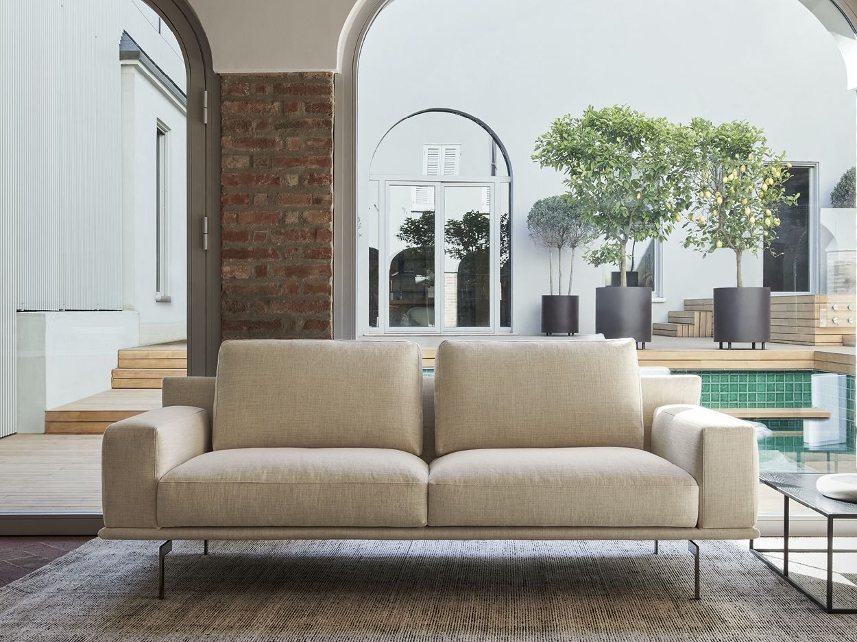 Диван из ткани и кожи Twils Etan ARCH-00116473