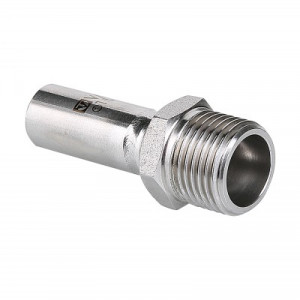 VTi.906.I.001805 Фитинг из нержавеющей стали – вставка с наружной резьбой Valtec 18 мм х 3/4"