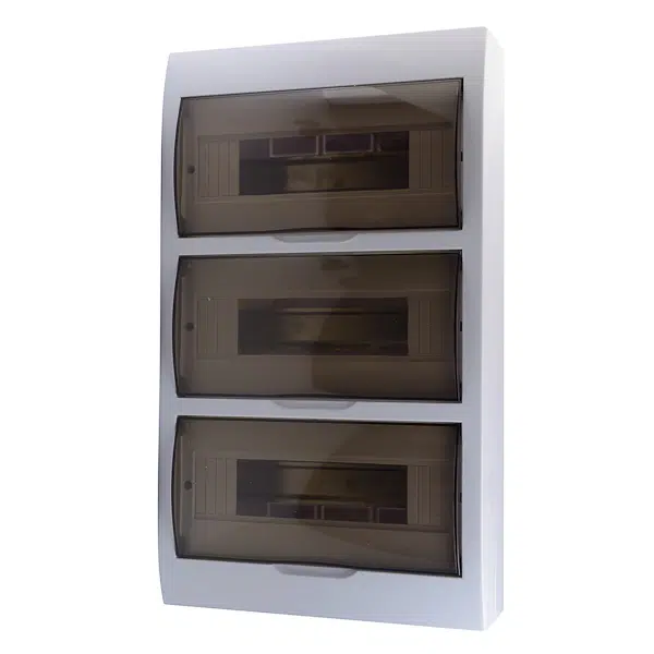 LUXRAY Бокс с прозрачной крышкой ЩРН-П-36 для наружной установки 36-х модульных устройств LEZARD 730-2000-036