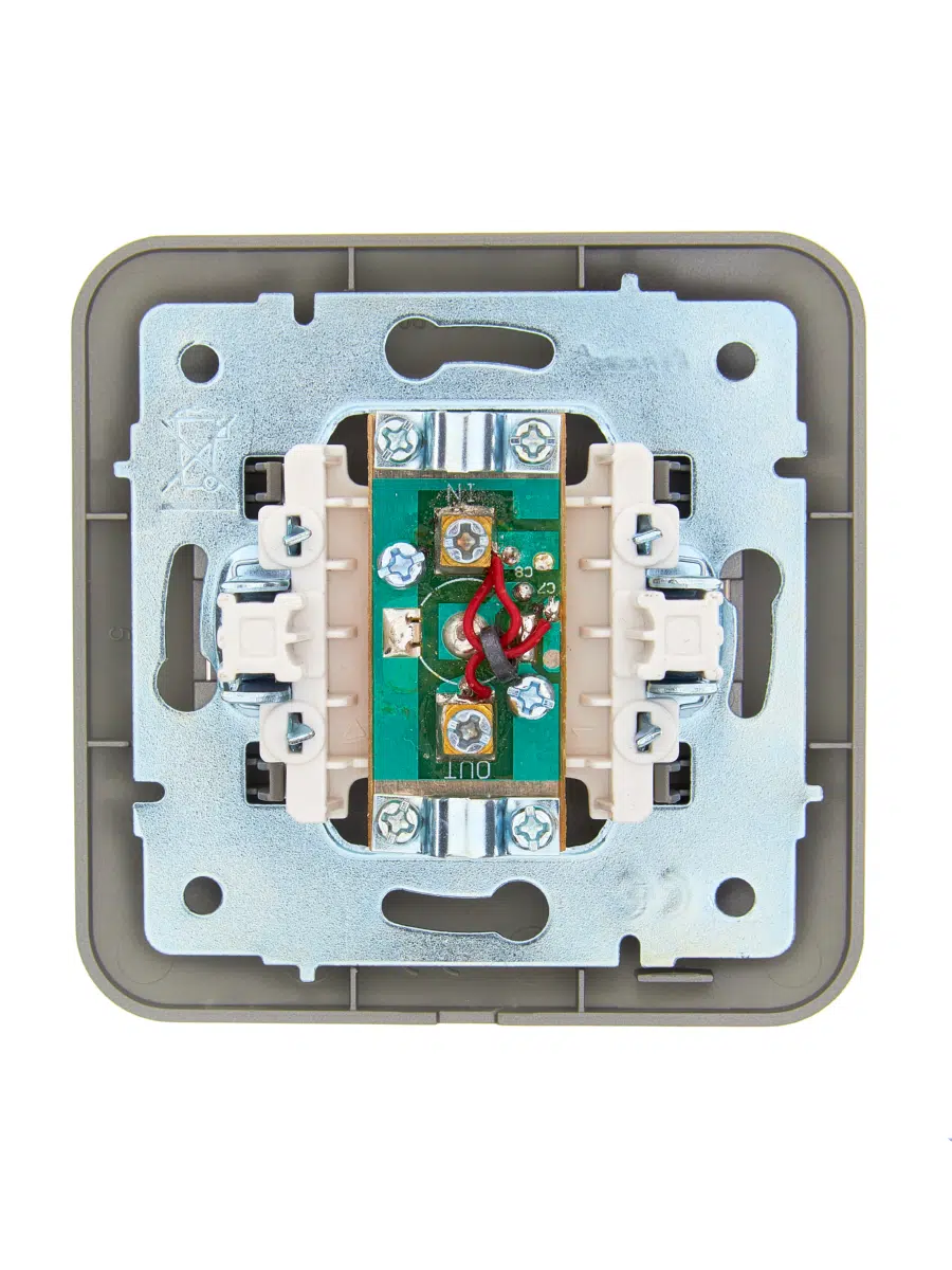 ASTI Розетка ТВ проходная платина LEZARD 7081-3535-129 - Вид №2