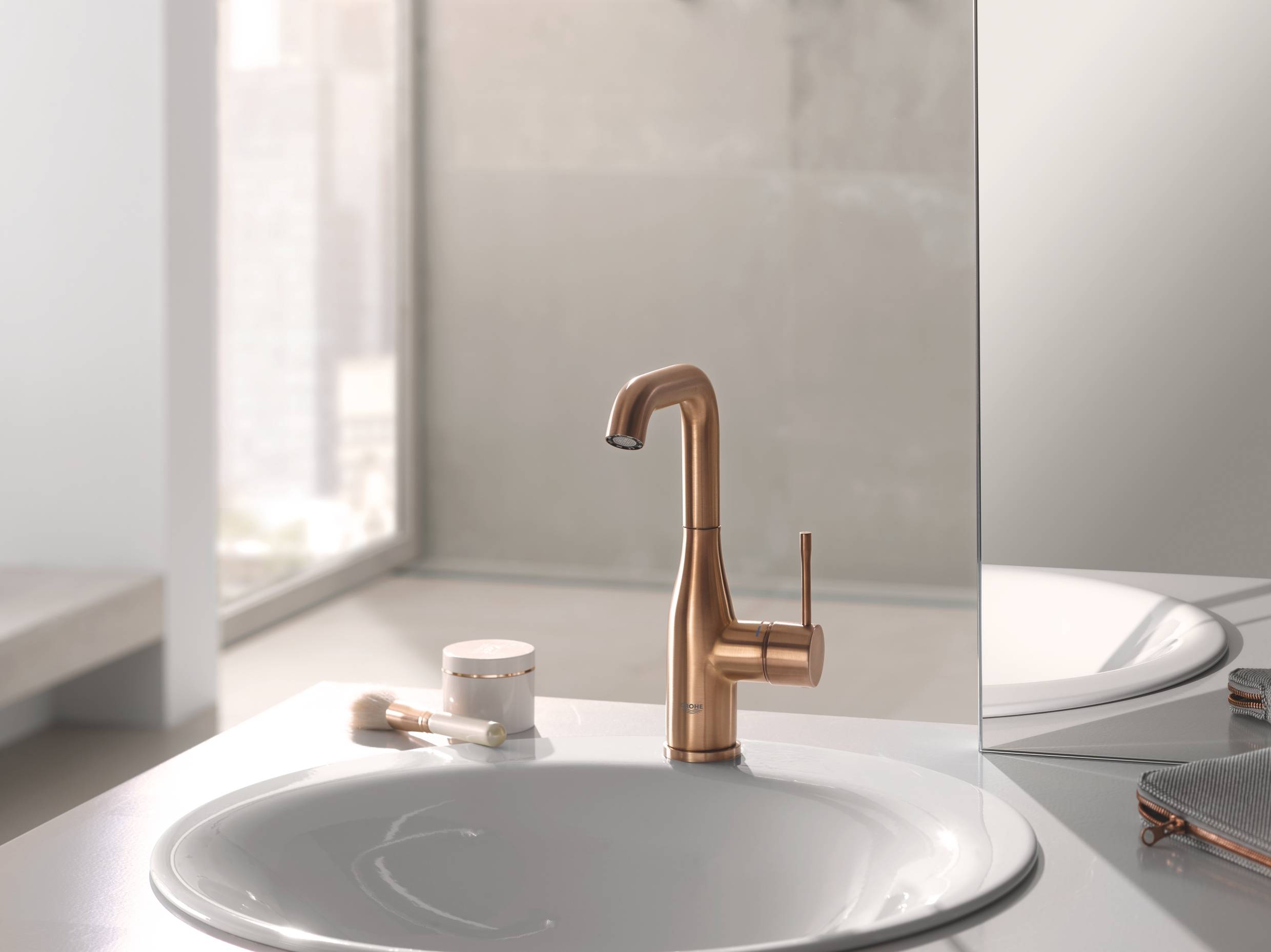 Смеситель для раковины GROHE Essence New, теплый закат матовый (32628DL1) - Вид №2