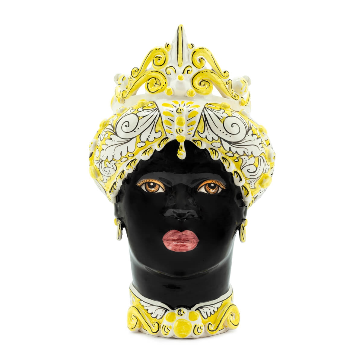 200656-BR ABHIKA ВАЗА MORO LADY MEDIUM BLACK/RED  - Вид №4