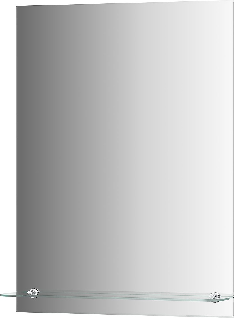 BY 0506 Зеркало с фацетом 5 mm и полочкой 60 cm EVOFORM Attractive