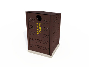 Стальные стойки для мусора