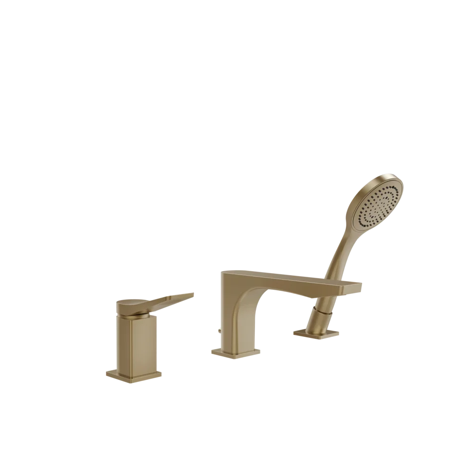 Смеситель для ванны 59037 726 Gessi Rilievo ТЕПЛАЯ БРОНЗА BR. PVD 59037726