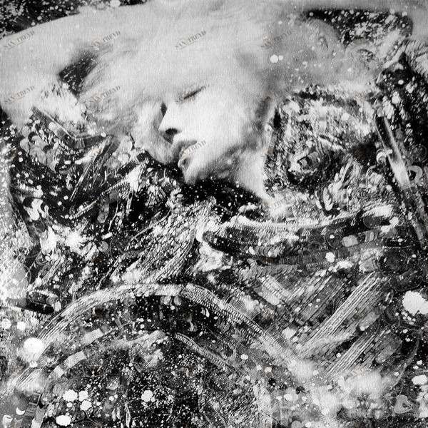 Арт-панель на холсте Alex Turco Woman Tribute Oxygen In Silver OXYGENINSILVER